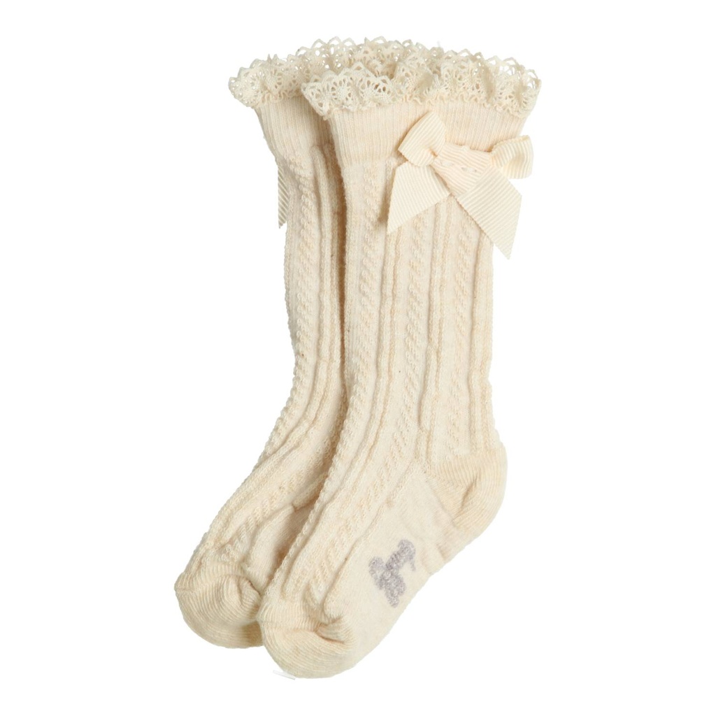 Gymp | Kniekousen Girls Knee Socks Kite Vanilla