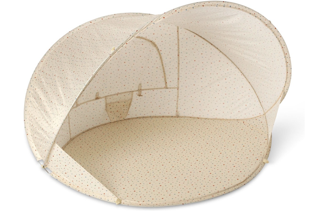 Konges Slojd | Anti-UV Tent Beach Tent Pop Up Multi Heart H95xW115xL125cm