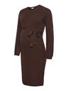 Mamalicious | Jurk Mlrita Knit Dress Seal Brown Melange