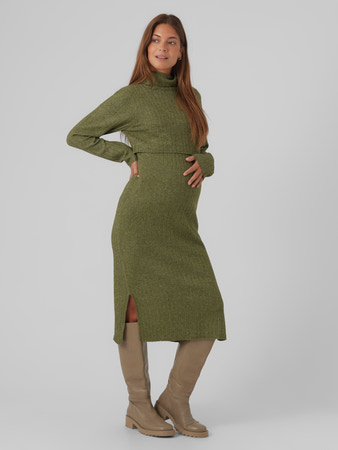 Mamalicious | Jurk Suniva Nursing Longsleeve Winter Moss