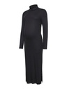 Mamalicious | Jurk Mllevy Rollneck Midi Dress Black