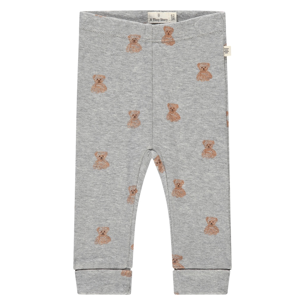 A Tiny Story | Legging Baby Pants Light Grey Melange