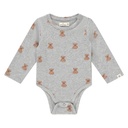 A Tiny Story | Body Baby T-shirt Longsleeve Light Grey Melange