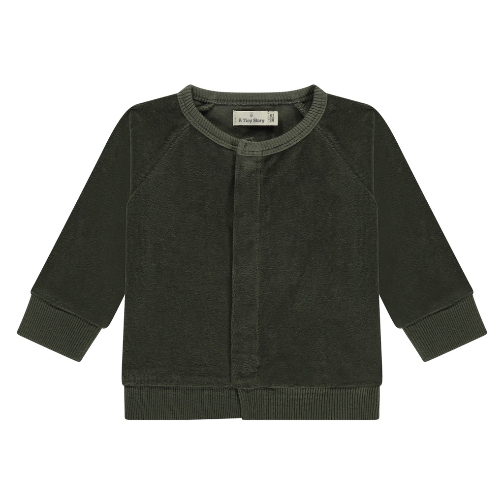 A Tiny Story | Gilet Baby Cardigan Basil