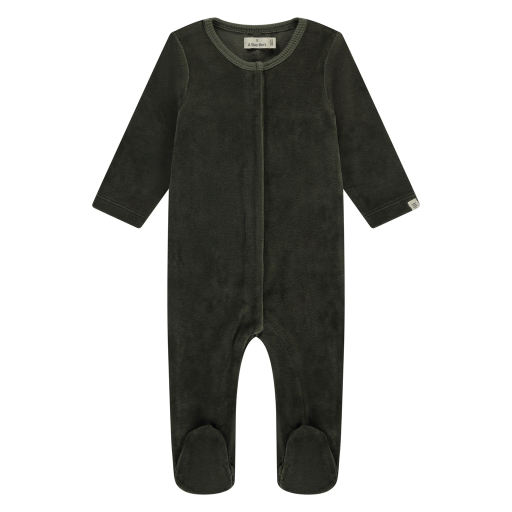 A Tiny Story | Pyjama Baby Suit Longsleeve Basil
