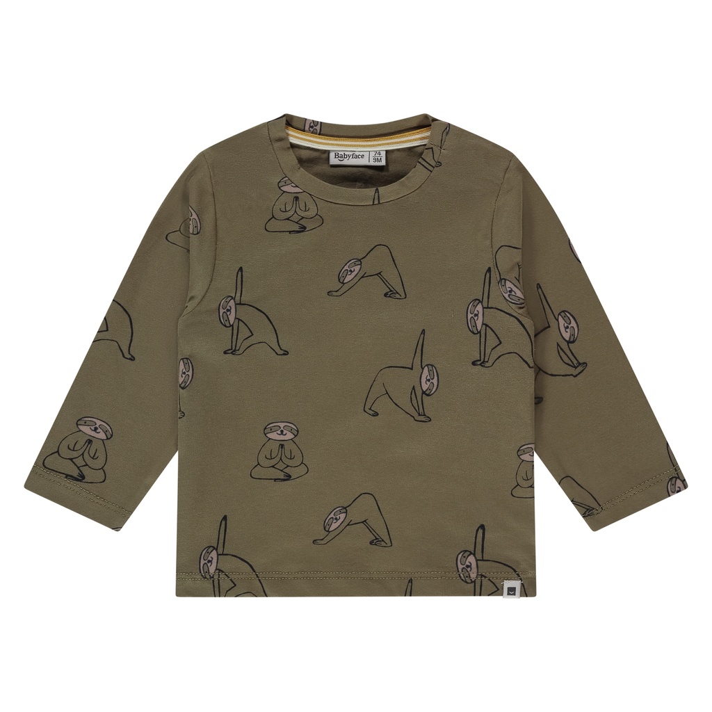Babyface | T-shirt Boys Baby T-shirt Longsleeve Army 