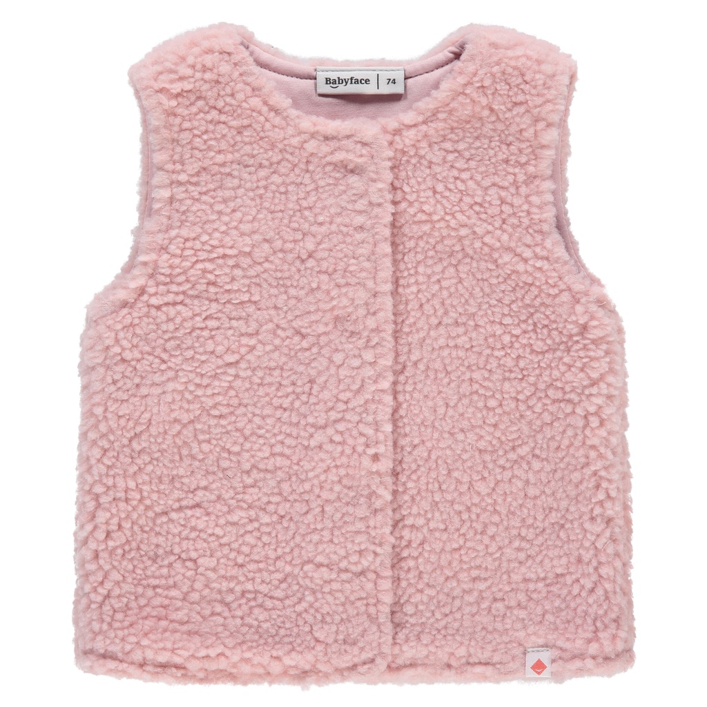 Babyface | Gilet Girls Baby Teddy Gilet Blossom