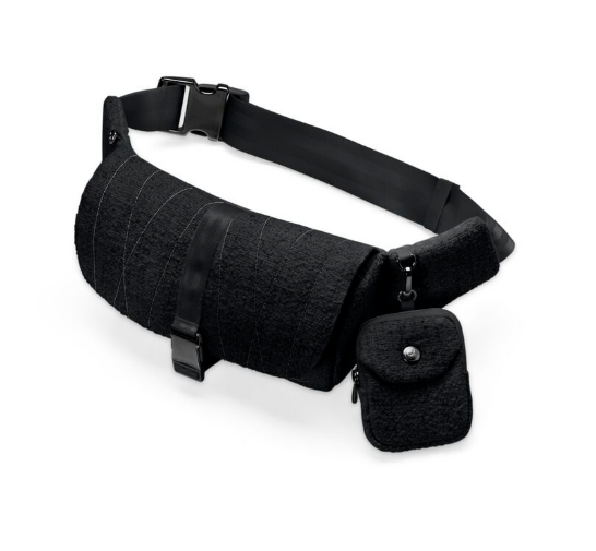 Cybex | Heuptas Belt Bag Bouclé Stone Black