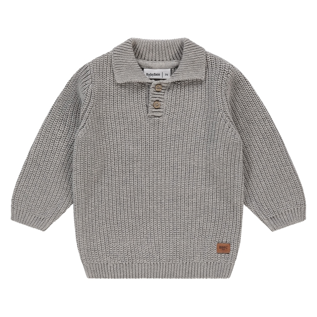 Babyface | Pull Boys Baby Pullover Grey Melange