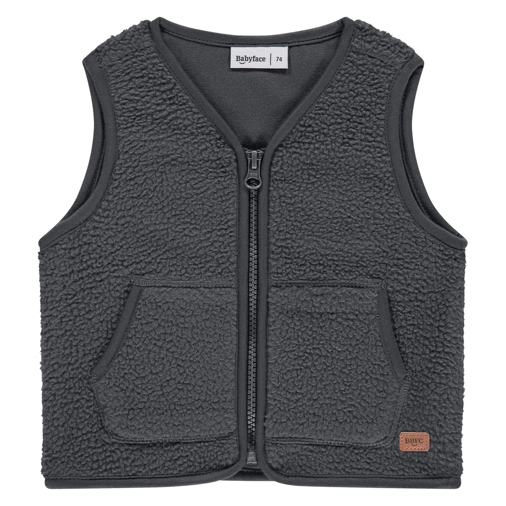 Babyface | Gilet Boys Baby Sleeveless Cardigan Antra