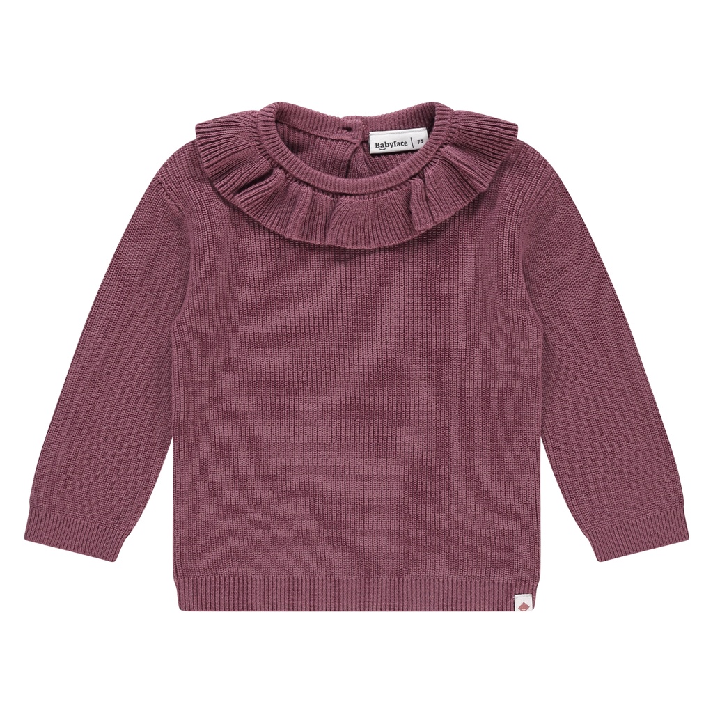 Babyface | Pull Girls Baby Cardigan Burgundy