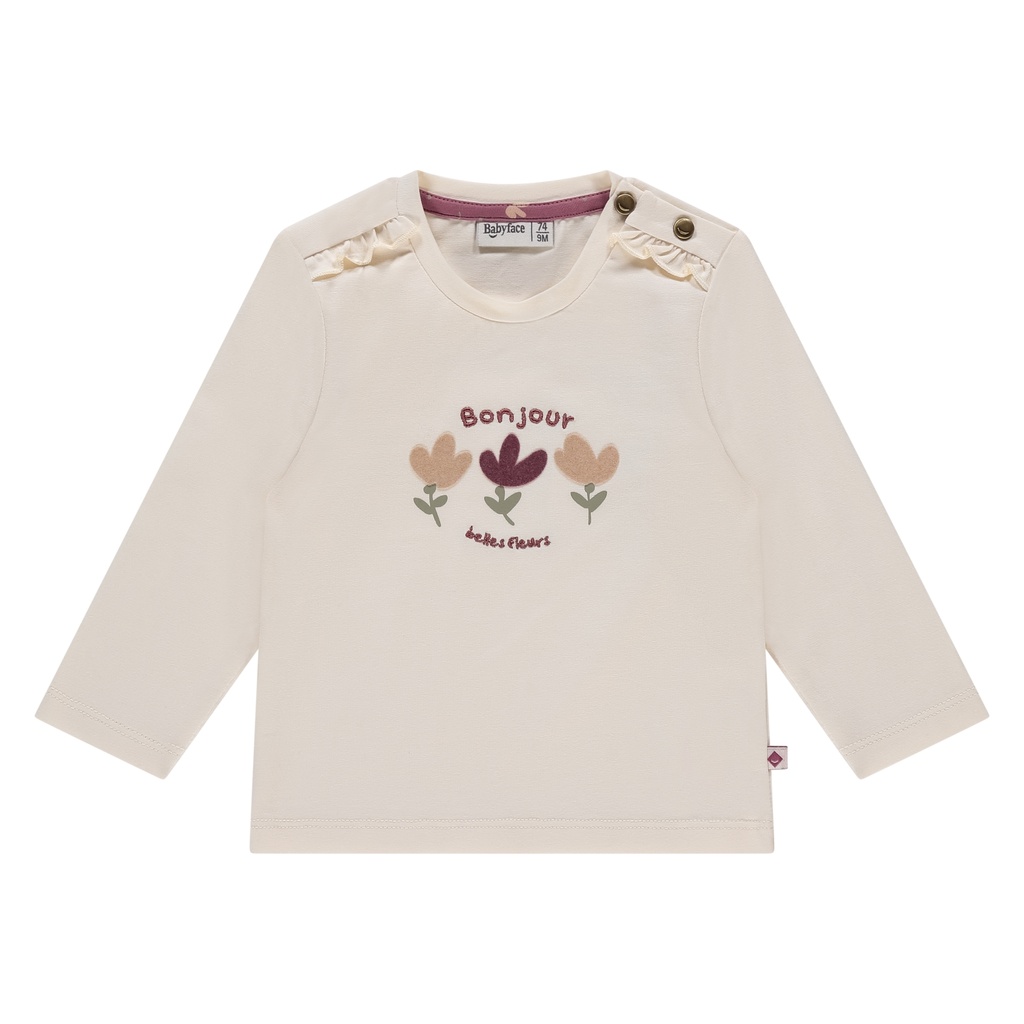 Babyface | T-shirt Girls Baby T-shirt Longsleeve White