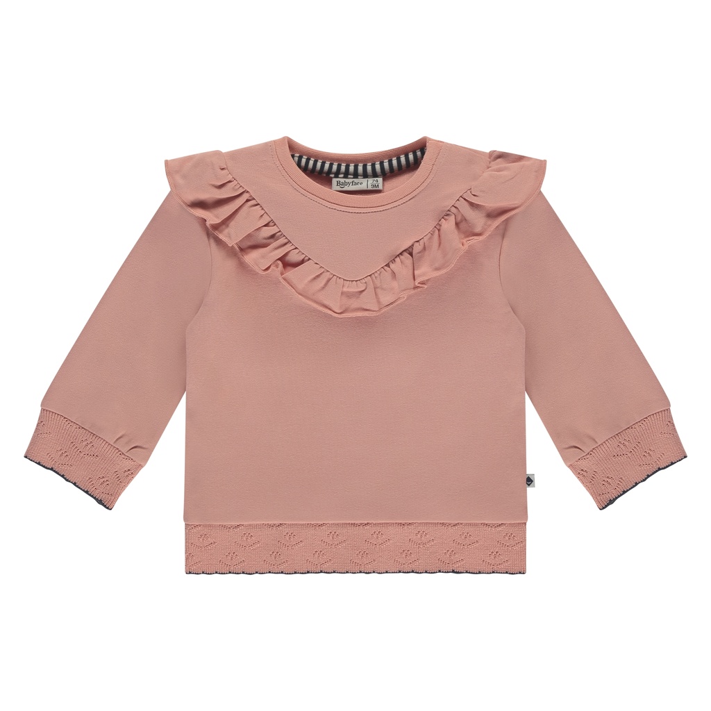 Babyface | Pull Girls Baby Sweatshirt Salmon