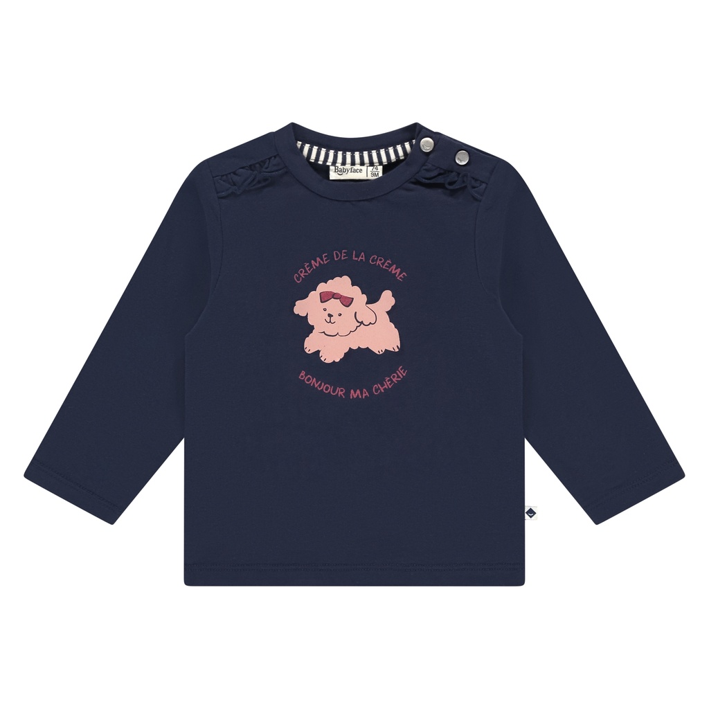 Babyface | T-shirt Girls Baby T-shirt Longsleeve Indigo