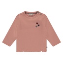 Babyface | T-shirt Girls Baby T-shirt Longsleeve Salmon