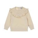 Dirkje | Pull Girls Pretty Fall Sweater Off White