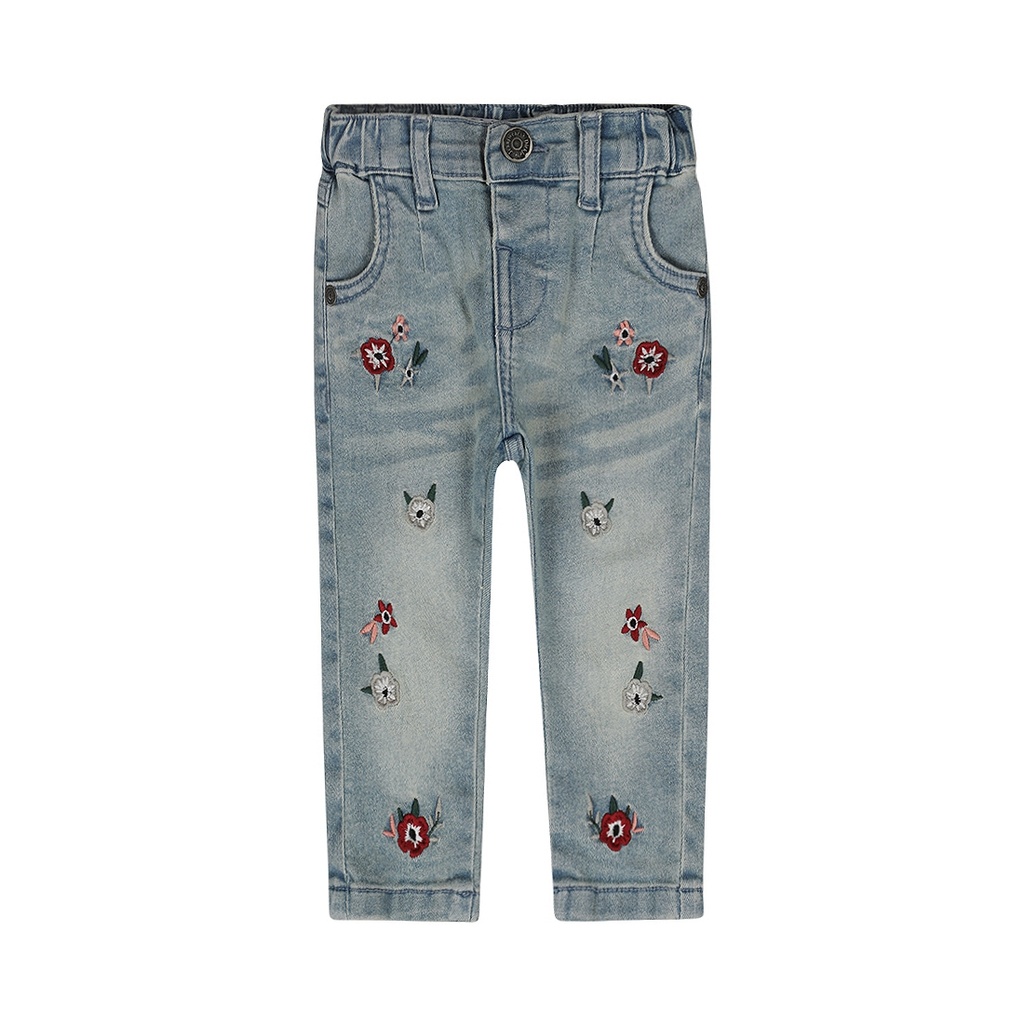 Dirkje | Broek Girls Jeans Loose Fit Blue