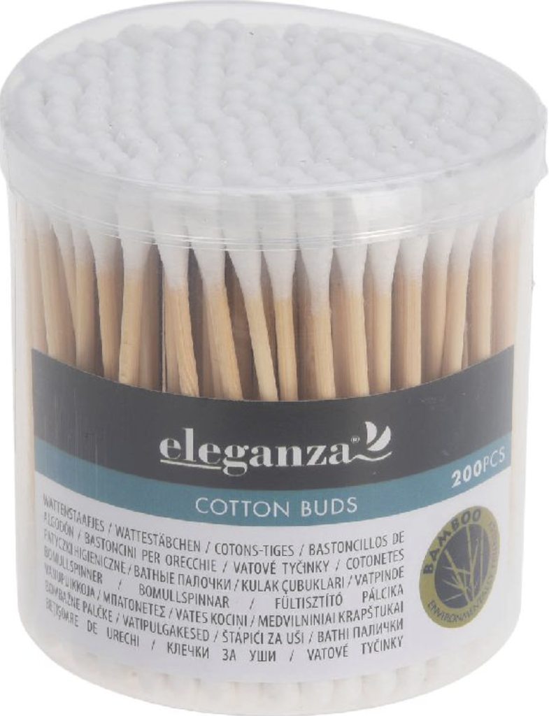 WATTENSTAAFJES, Bamboe Oorstokjes, in doosje, 200 stuk(s), 2020