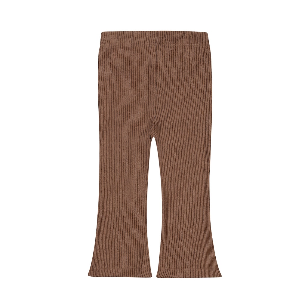Dirkje | Broek Girls Berry Flared Trousers Brown