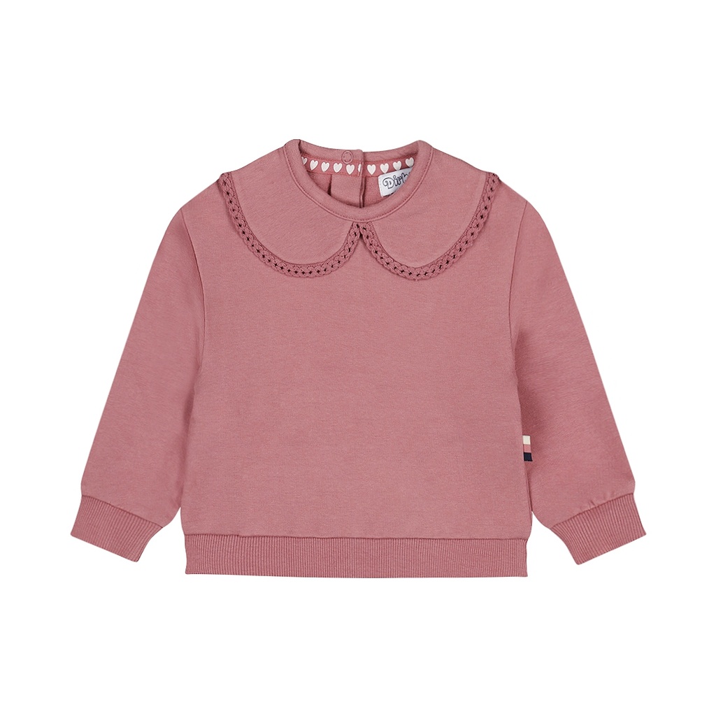 Dirkje | Pull Girls Amour Sweater Loose Fit Mauve
