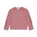 Dirkje | T-shirt Girls Amour T-shirt Longsleeve Mauve