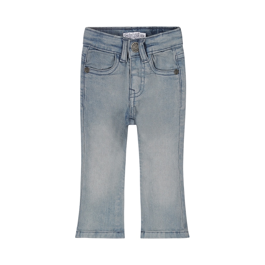 Dirkje | Broek Girls Jeans Flared Blue Jeans