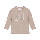 Dirkje | T-shirt Boys Safari Friends T-shirt Longsleeve Faded Brown