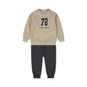 Dirkje | Outfit Boys Frosty Friends Babysuit Pebble 2-delig