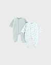 Noukies | Pyjama Lovely Bird Fluweel 2-pack