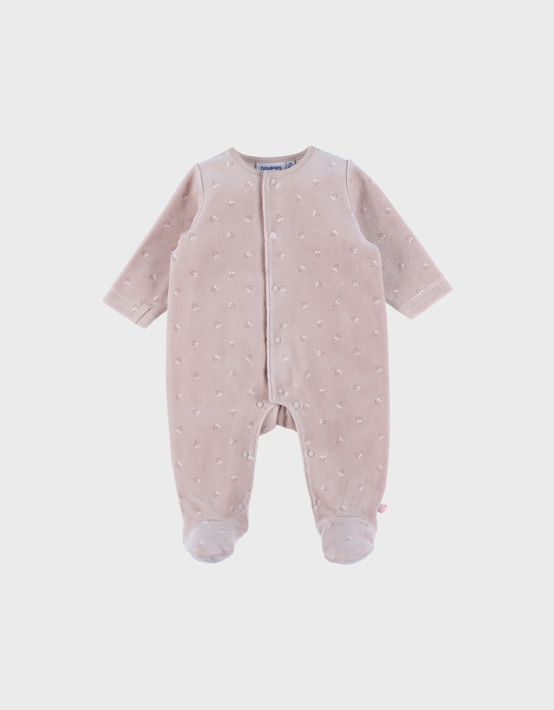 Noukies | Pyjama Nappy Cat Roze
