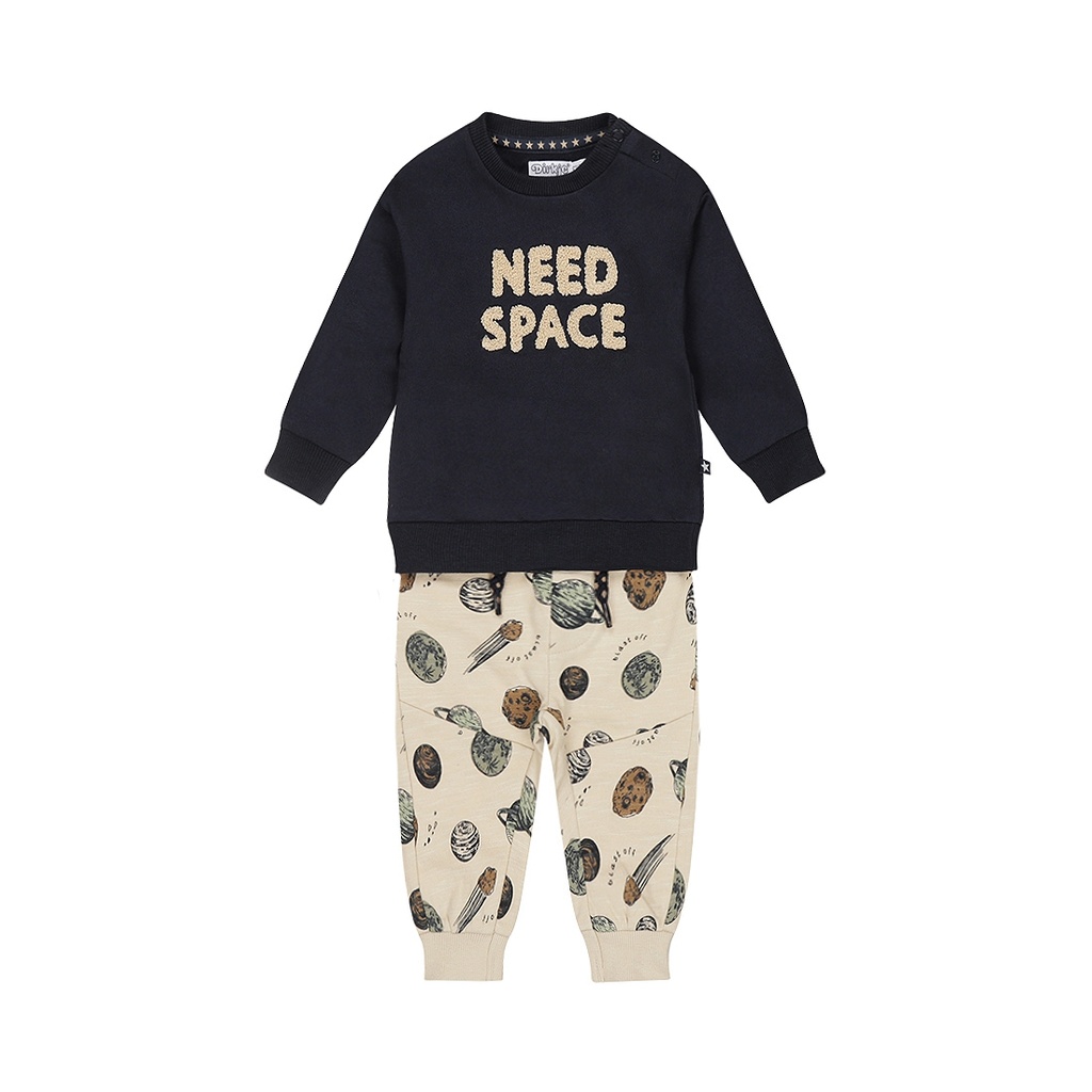 Dirkje | Outfit Boys Space Babysuit Navy 2-delig