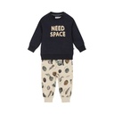 Dirkje | Outfit Boys Space Babysuit Navy 2-delig