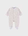 Noukies | Pyjama Newborn Fluweel All Over Zeehond