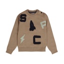 Dirkje | Pull Boys Space Trousers Sweater Taupe