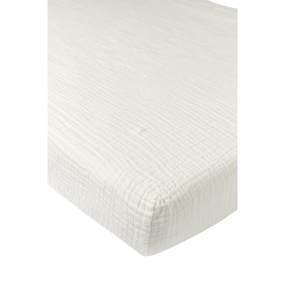 Meyco | Hoeslaken Pre Washed Hydrofiel Off White 60x120cm