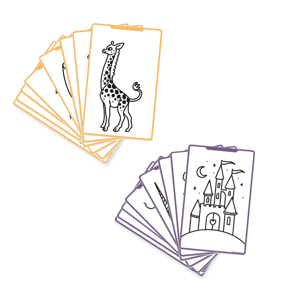 Kidywolf | Navulling Kidydraw Mini Er Was Eens en Dieren