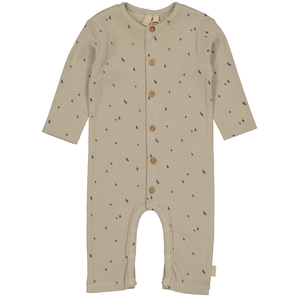 Levv | Kruippak Boys Luca Allover Birds Grey