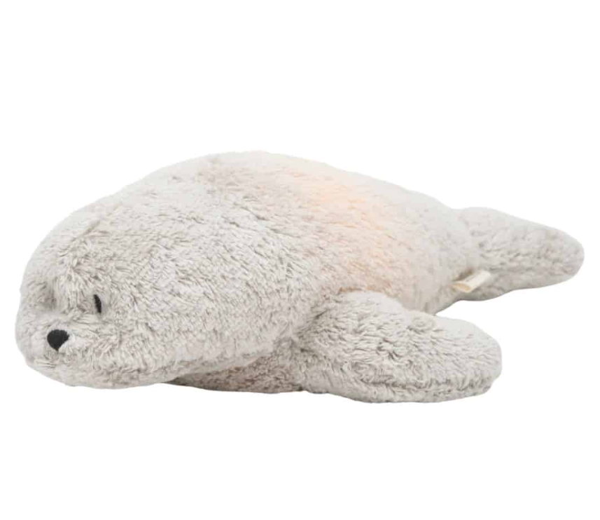 Moonie | Slaapknuffel zeehond Grey
