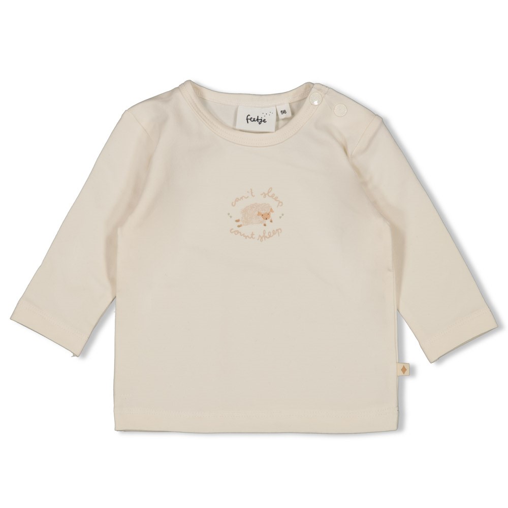Feetje | T-shirt Sleepy Sheepy Longsleeve Creme