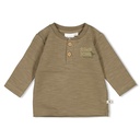 Feetje | T-shirt Rawrsome Longsleeve Olijf