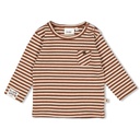 Feetje | T-shirt Wild World Longsleeve Stripes Bruin