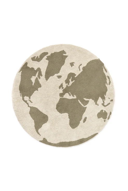 Lorena Canals | Kamertapijt World Map Ø120cm