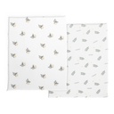 Chicco | Hoeslakens vr Co-Sleeper Next2Me Bamboo Greenery 2-pack