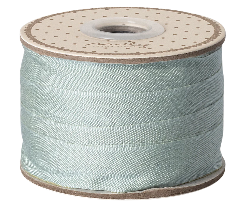 Maileg | Ribbon, W: 18 mm x L: 10 m - Dusty mint