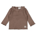 Feetje | T-shirt Better Together Longsleeve Bruin Melange