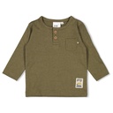 Feetje | T-shirt Mountain Longsleeve Army Melange