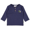 Feetje | T-shirt Mountain Longsleeve Marine Melange