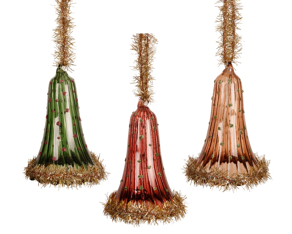 Kaemingk | Hangfiguur Glas Assortiment Klok 