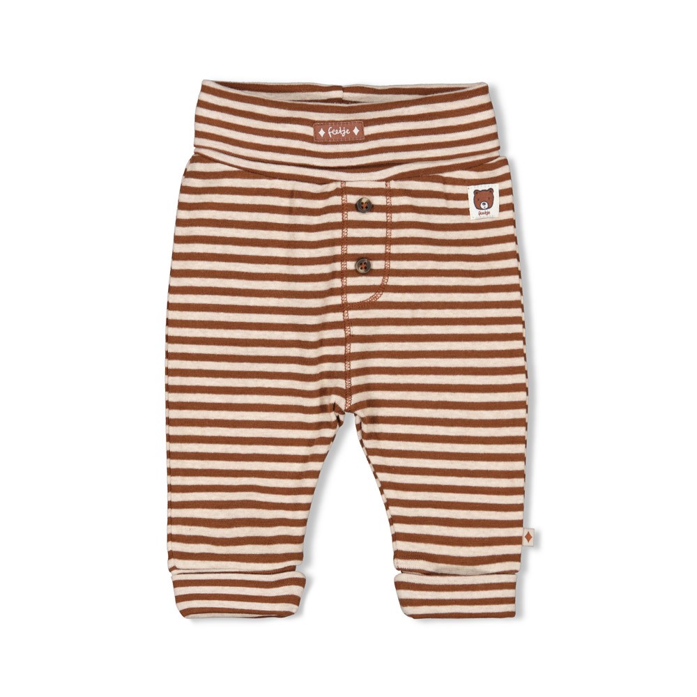 Feetje | Broek Wild World Stripes Bruin