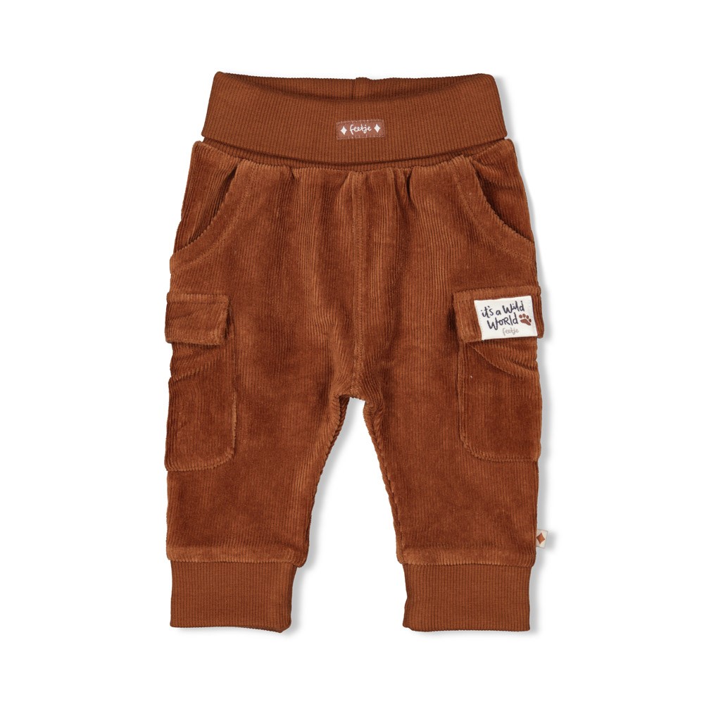 Feetje | Broek Wild World Bruin